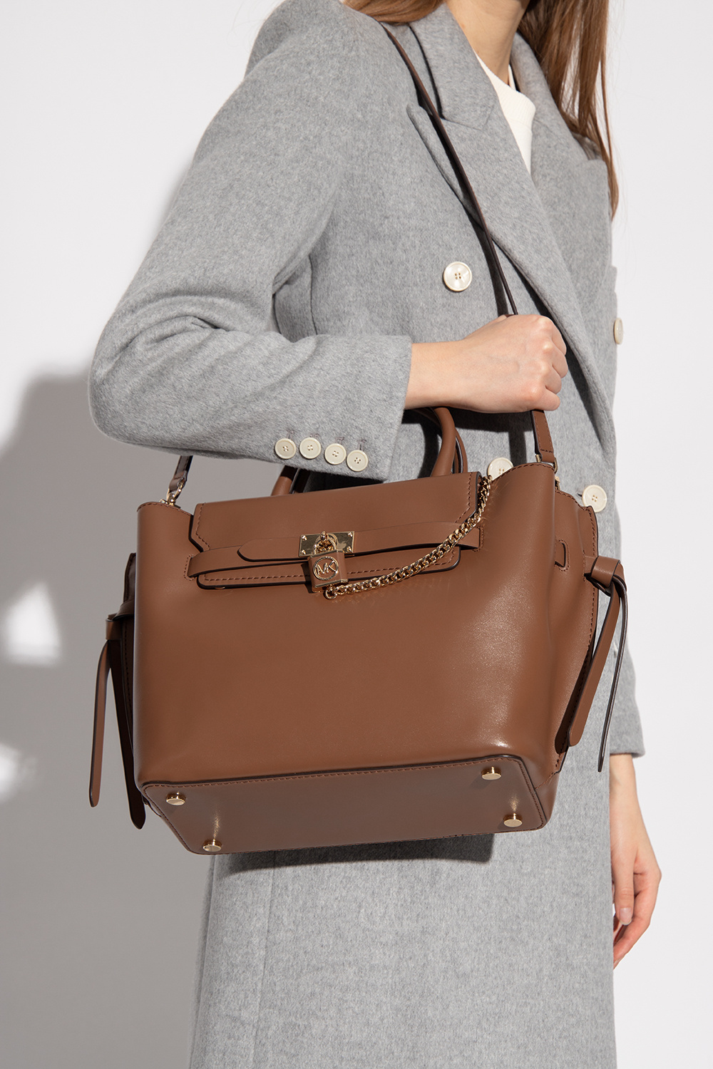 Michael kors best sale hamilton backpack brown